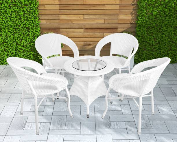 ERGOCRAFT ERGOCRAFT BALCONY/GARDEN/TERRACE/ COFFEE TABLE CHAIR SET D-12 Metal Outdoor Chair