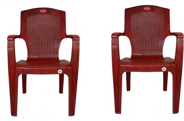 SRI GAYATHRI POLYMERS Comfortable Seating for Home & Living Room | Matt & Gloss Pattern Plastic Outdoor Chair