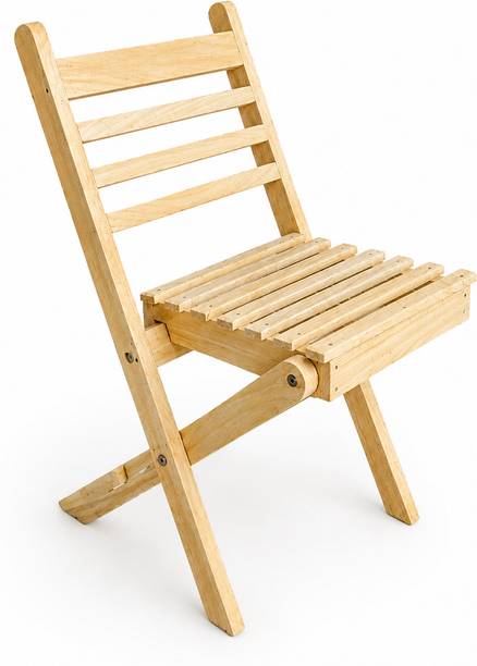 Talha Art Craft Premium Wooden foldable Chair for Indoor / Outdoor, Balcony & Cafe Solid Wood Cafeteria Chair