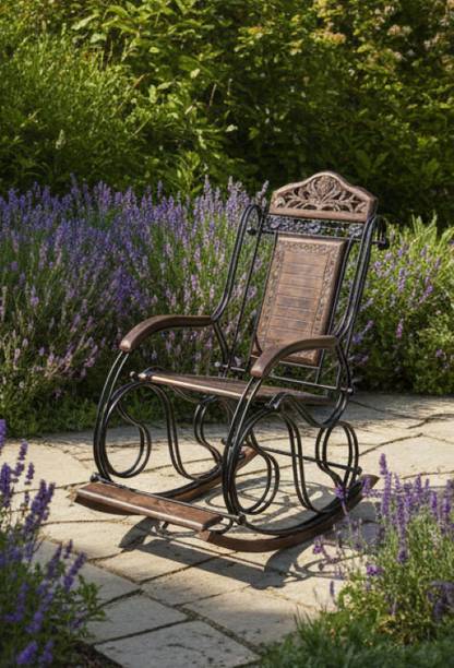 Shadmani Handicrafts Sheesham Wood Portable Relaxing Easy Chair Outdoor for Living Room Solid Wood Outdoor Chair