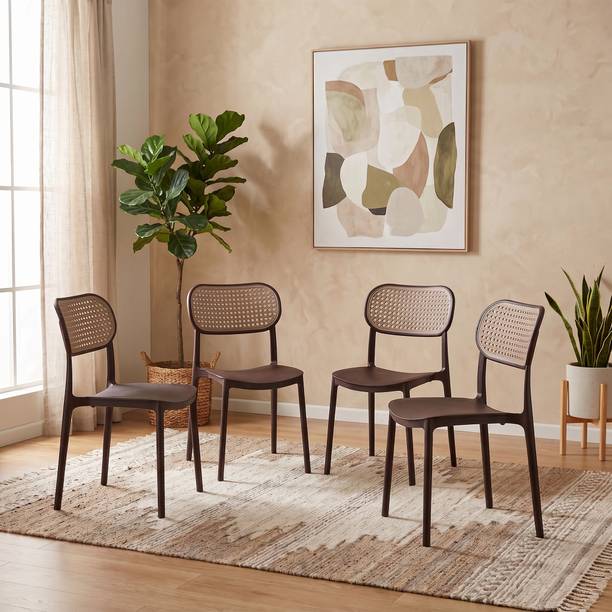 TrendyLivings Taquila Chair for Home | Dining Chair | Suitable for Home, Café & Restaurant Plastic Outdoor Chair