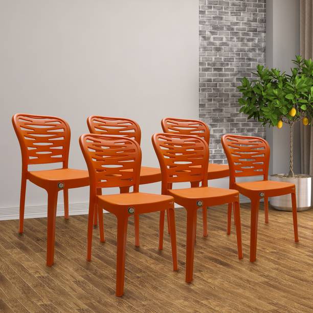 Furniture Yard Mango Sushi Plastic Chair/Stackable Plastic Chair/Strong & Sturdy Structure/ Plastic Outdoor Chair