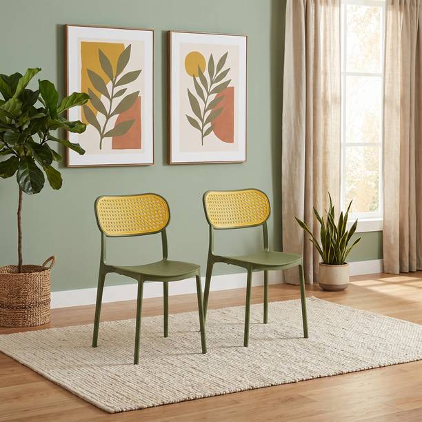 TrendyLivings Taquila Chair for Home | Dining Chair | Suitable for Home, Café & Restaurant Plastic Outdoor Chair
