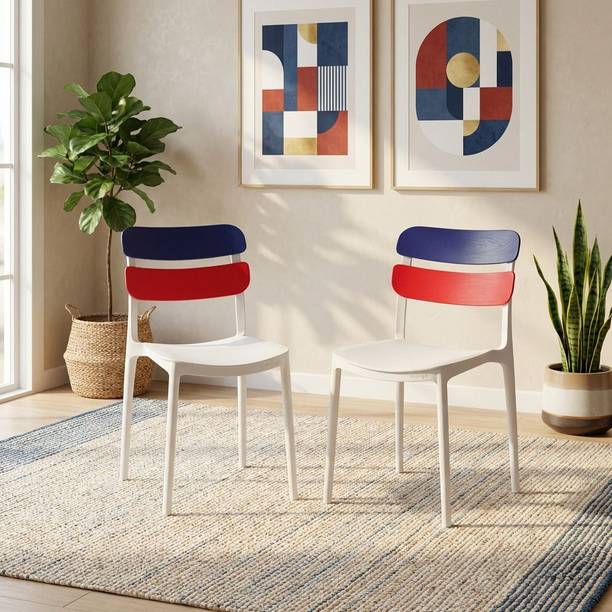 TrendyLivings Chair for Home | Dining Chair | Suitable for Home, Café & Restaurant Plastic Outdoor Chair