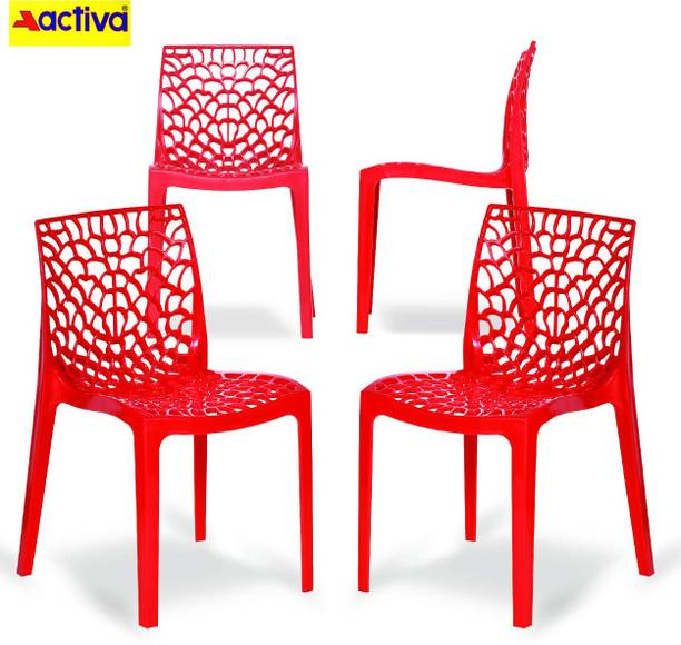 ACTIVA Spider Designer Web for Home & Office Plastic Outdoor Chair