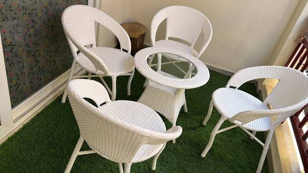 KirtiCreation Beatiufull garden chair & table set Metal Outdoor Chair