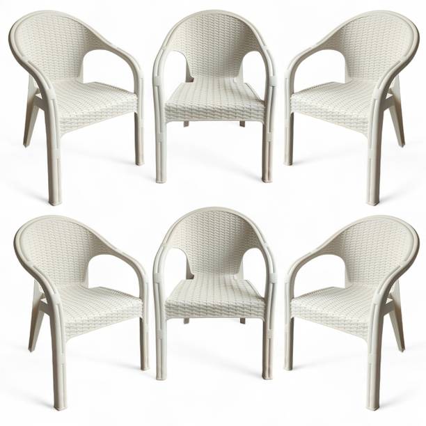 TrendyLivings Sizz Plastic Chair for Home, Garden Plastic Outdoor Chair