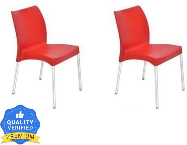 Nilkamal NOVELLA-RED-01 Plastic Cafeteria Chair