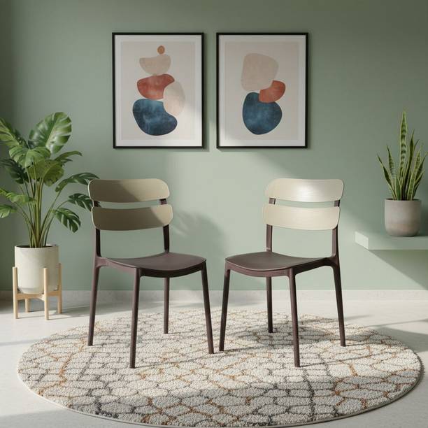 TrendyLivings Marti Chair for Home | Dining Chair | Suitable for Home, Café & Restaurant Plastic Outdoor Chair