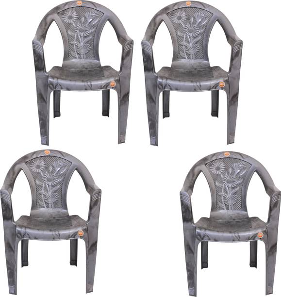 SP SPARK LINE Kwid for Home, Office | Comfortable | ArmRest Plastic Outdoor Chair