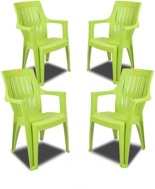 Anmol Platinum Durable Maharaja Size Chair for Home Office Restaurant Plastic Outdoor Chair