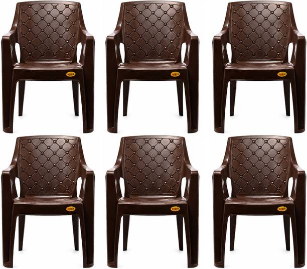 next NPPL Plastic Armchair for Home | Living Room | Balcony|Garden Plastic Outdoor Chair