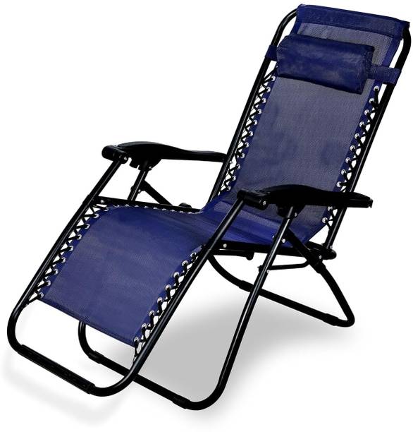 Ginoya Brothers Zero Gravity Reclining Sleeping Chair With Adjustable & Foldable Metal Outdoor Chair