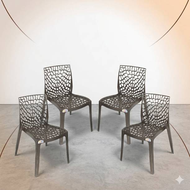 AVRO furniture Spider Heavy Duty, Durable, Stackable, Indoor & Outdoor Use, Living Room Kursi, Plastic Outdoor Chair