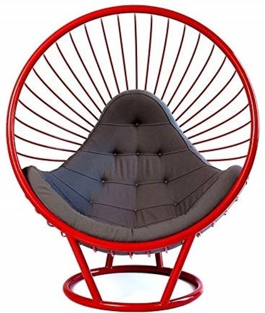Smarts collection Iron Bubble Chair with Slim Form Seat Cushion For Hall Metal Outdoor Chair