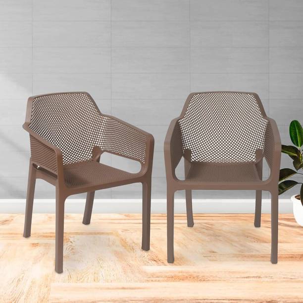 Nilkamal Nilkamal Captain Plastic Arm Chair|Office-Outdoor-Garden|Stackable Chairs Plastic Cafeteria Chair