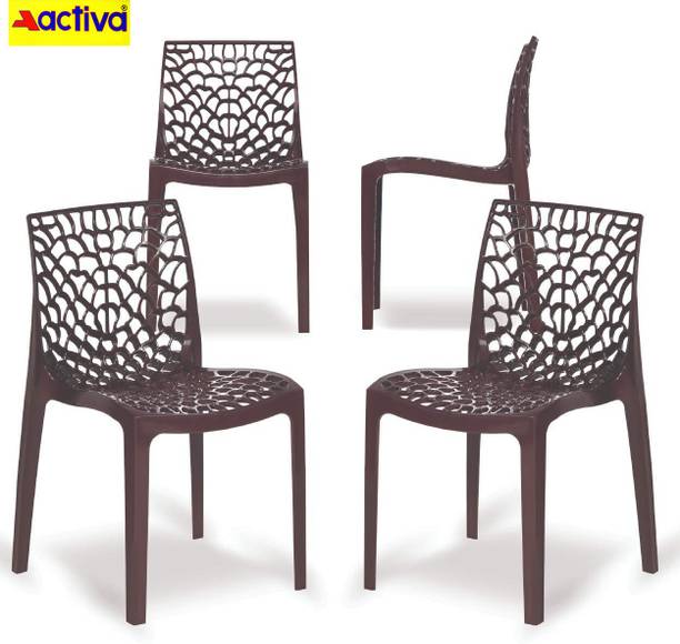 ACTIVA Spider Designer Web for Home & Office Plastic Outdoor Chair