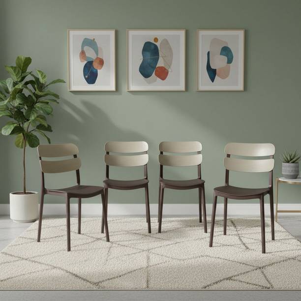 TrendyLivings Marti Chair for Home | Dining Chair | Suitable for Home, Café & Restaurant Plastic Outdoor Chair