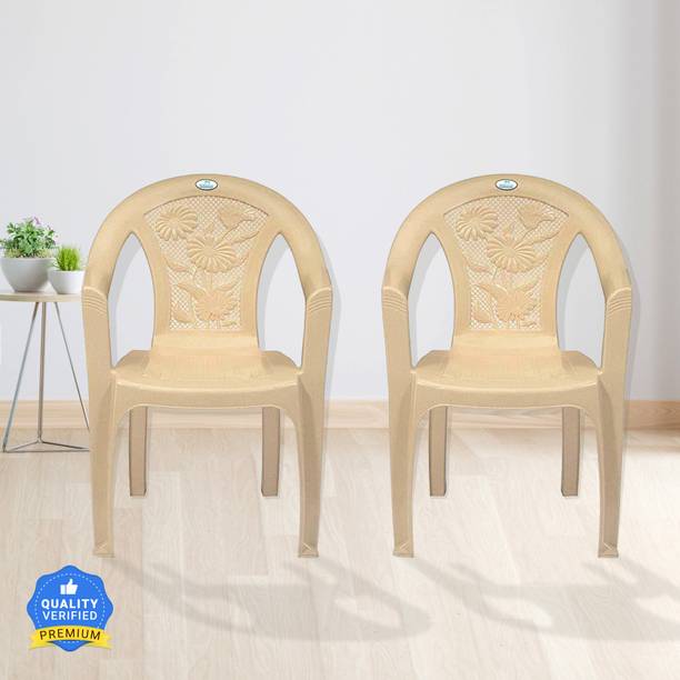 Nilkamal Mid Back Chair with Arm CHR2060 Plastic Outdoor Chair
