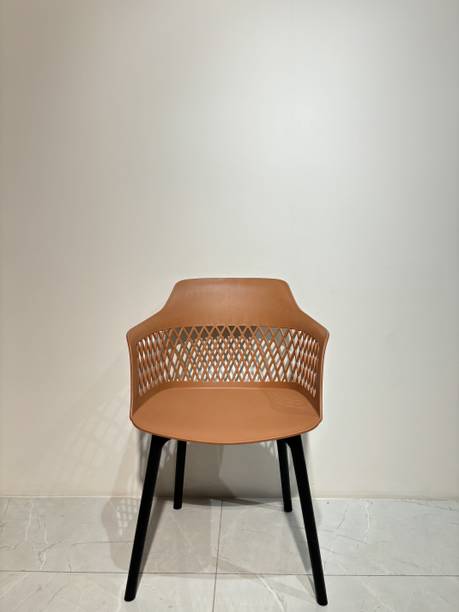 K For Kursee Chair for Home, Office, Living Room Suitable for Indoor Aqua Smart Brown Plastic Cafeteria Chair