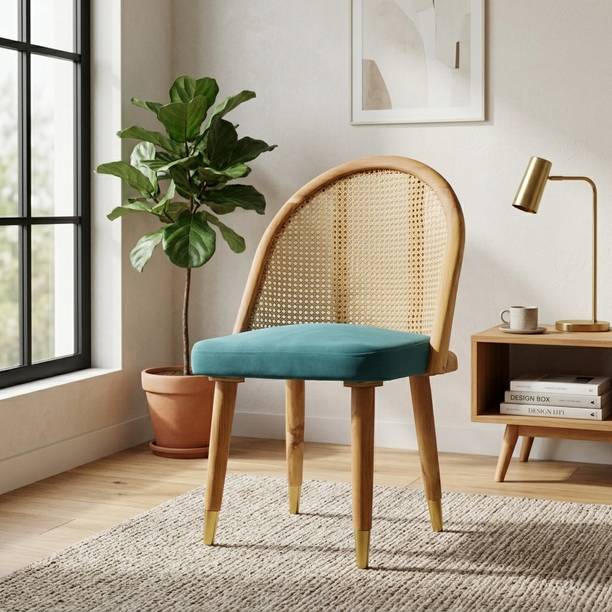 Sheijin Wooden Wicker Chair Solid Wood Cafeteria Chair