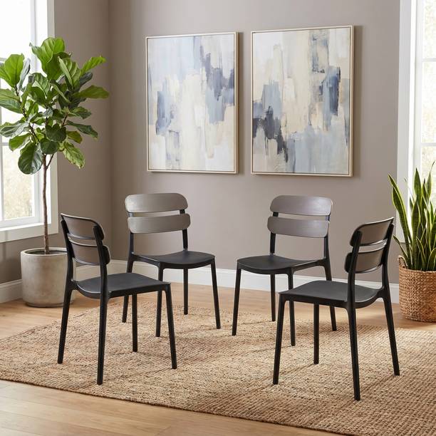 TrendyLivings Marti Chair for Home | Dining Chair | Suitable for Home, Café & Restaurant Plastic Outdoor Chair