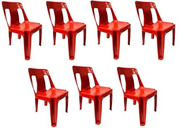 SOMRAJ Designer Web Plastic Living Room Outdoor Chair Plastic Outdoor Chair Plastic Outdoor Chair