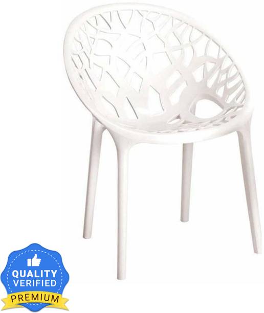 Nilkamal CRYSTAL-PP-WHITE-01 Plastic Outdoor Chair