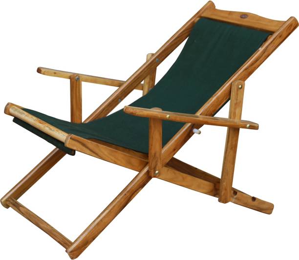 ROYAL BHARAT 218-Sleep &DreamChair-Green Solid Wood Outdoor Chair