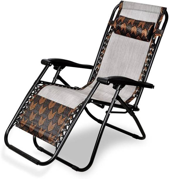 Ginoya Brothers Zero Gravity Relax Chair For Lounge,Easy Chair for Lawn Portable and Foldable Fabric Outdoor Chair