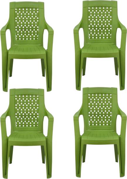 Nilkamal Nilkamal Elevate Plastic Arm Chair Plastic Outdoor Chair