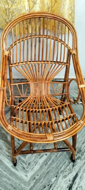 manufactree outdoor chair, bamboo chair (Brown, Pre-assembled) Cane Cafeteria Chair