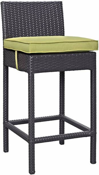 Jiomee Furniture Premium Rattan Wicker Patio High Bar Chairs for Café, Bars & Restaurant Metal Cafeteria Chair