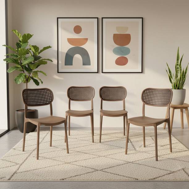 TrendyLivings Chair for Home | Dining Chair | Suitable for Home, Café & Restaurant Plastic Outdoor Chair