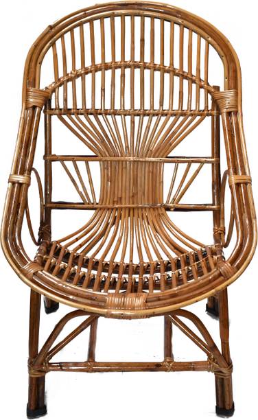 ZAANCREATION Bamboo Rattan Cane Chair | Kursi | Chairs for Home Living Room, Office, Outdoor Cane Outdoor Chair