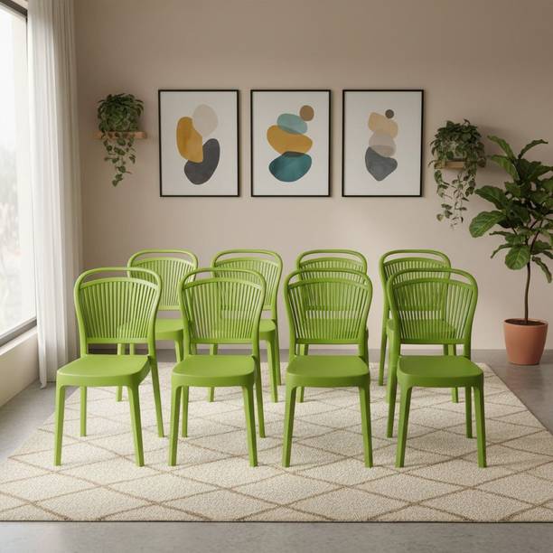 Furniture Yard Mango Salsa Plastic Chair/Stackable Plastic Chair/Strong & Sturdy Structure/ Plastic Outdoor Chair
