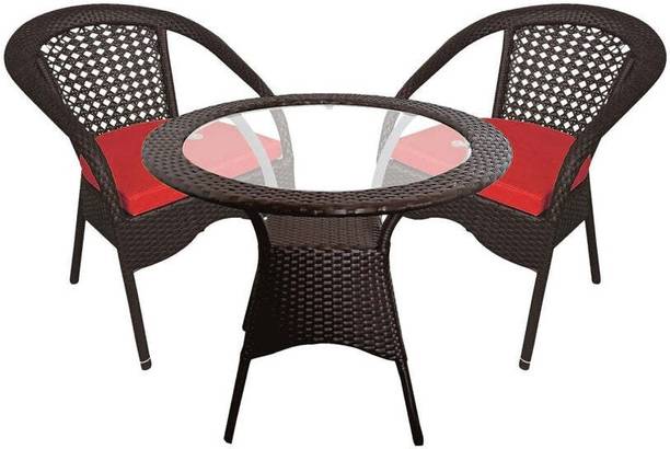 SKYCRAFTED SKYCRAFTED OUTDOOR/BALCONY/GARDEN/TERRACE TABLE CHAIR SET Metal Outdoor Chair