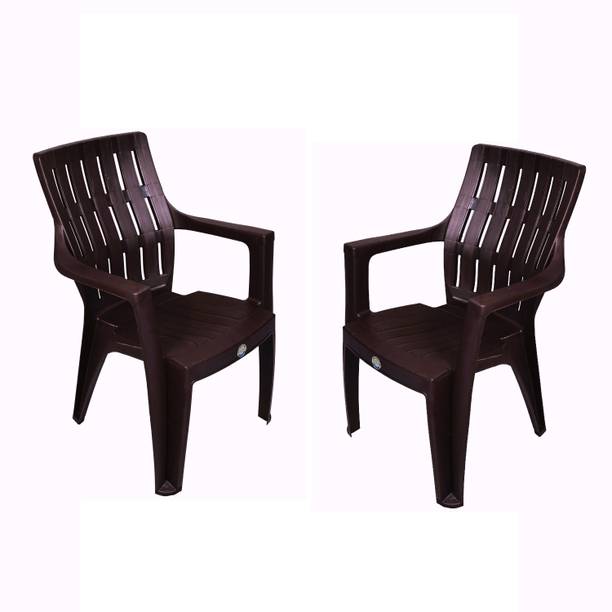 HOMIBOSS Plastic Chair orthopedic back support, Living Room, Drawing Room, Home, Garden Plastic Outdoor Chair