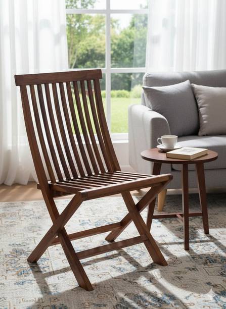 Bhagwati Art Solid Sheesham Wood Folding Comfort Chair For Bedroom | Hotel | Outdoor Chair Solid Wood Living Room Chair