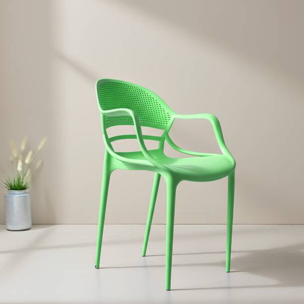 Diya Sunset Strong PP Build, Lightweight, Stackable, Home, Balcony, Living Room, Cafe Plastic Outdoor Chair