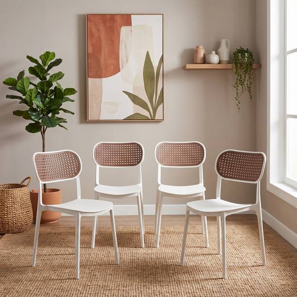 TrendyLivings Taquila Chair for Home | Dining Chair | Suitable for Home, Café & Restaurant Plastic Outdoor Chair