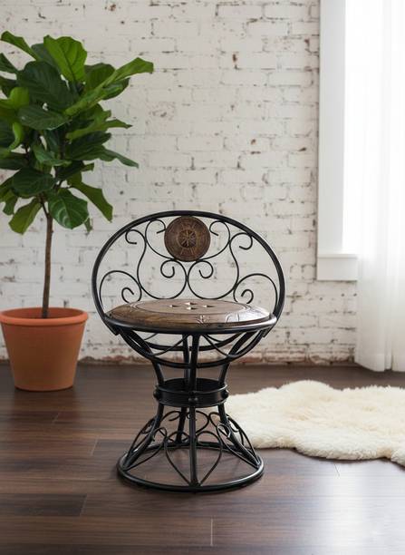 art export Iron Chair/Muda Chair for Living Room,Balcony for Kids Solid Wood Outdoor Chair Solid Wood Cafeteria Chair
