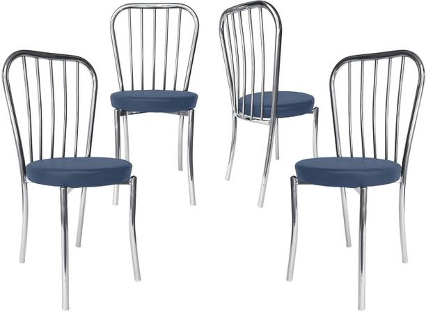 ACTIVA Decent Metal Study Chair for Home| Stackable Chairs| Sturdy&Modern Office Chair| Leatherette Study Stacking Chair