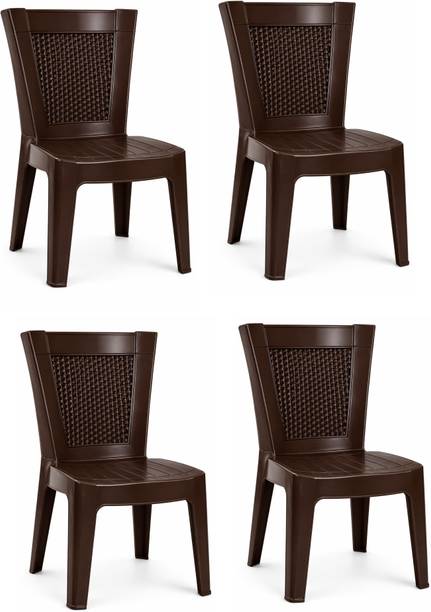 SRI GAYATHRI POLYMERS Stylish Heavy Duty Plastic Armless Chair for Home, Dining & Plastic Outdoor Chair