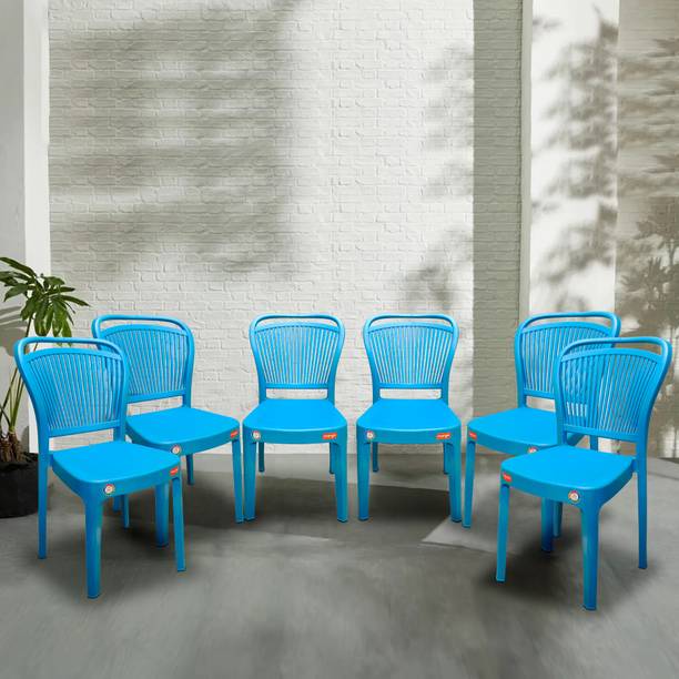 Furniture Yard Mango Salsa Plastic Chair/Stackable Plastic Chair/Strong & Sturdy Structure/ Plastic Outdoor Chair