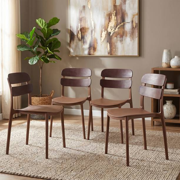 TrendyLivings Marti Chair for Home | Dining Chair | Suitable for Home, Café & Restaurant Plastic Outdoor Chair