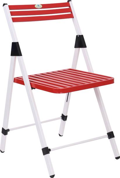 shandar steel Shandar Steel Folding Chair with Foot Rest for Cafeteria/Restaurent/Prayers/yoga Metal Outdoor Chair