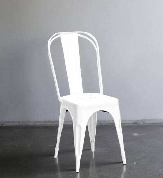 BALAJEE Modern Industrial Metal Side Chair – Durable, Comfortable & Stylish Metal Outdoor Chair