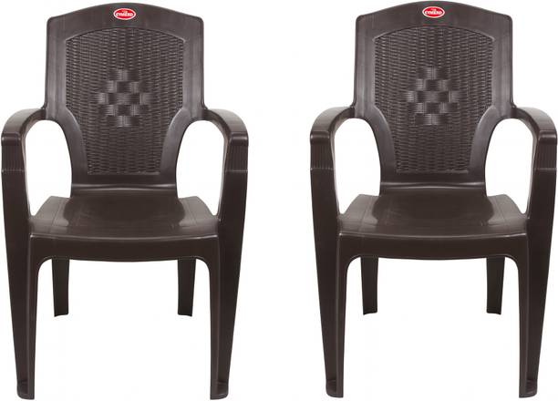 SRI GAYATHRI POLYMERS Comfortable Seating for Home & Living Room | Matt & Gloss Pattern Plastic Outdoor Chair