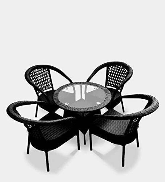 Urban Homes D08 Patio Chair Table Sets Wicker Garden Indoor Outdoor Patio Chairs Metal Outdoor Chair